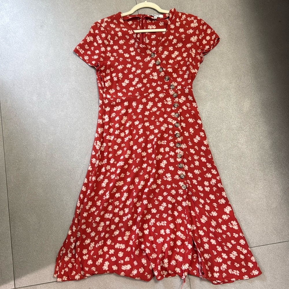 Madewell Floral Midi Dress